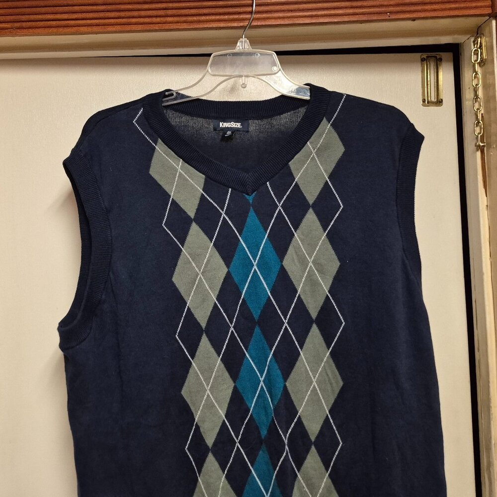 King Size 2XL TALL Sweater Vest